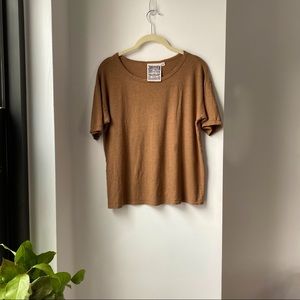 JUNGMAVEN Coyote Brown Boxy Tee